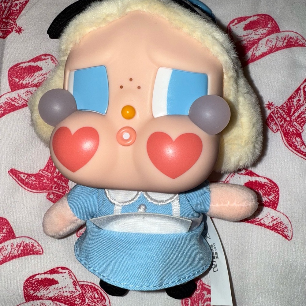 Blue and Cream Plush Doll